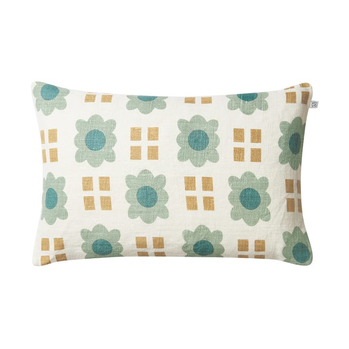 Lalit pudebetræk 40x60 cm - Heaven blue-khaki-aqua - Chhatwal & Jonsson