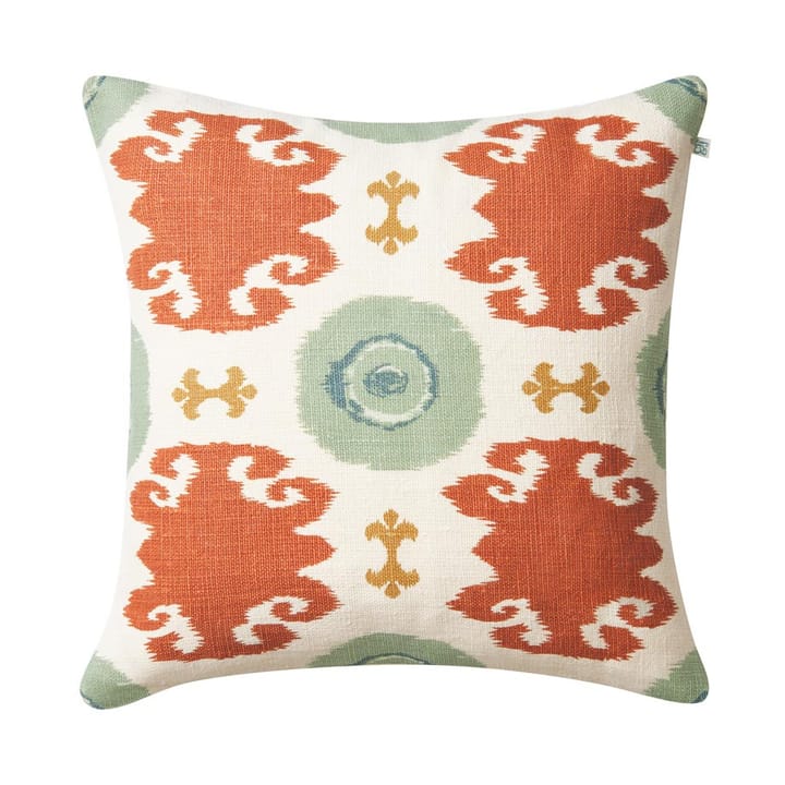 Mahal pudebetræk 50x50 cm - Aqua-heaven blue-apricot-khaki - Chhatwal & Jonsson