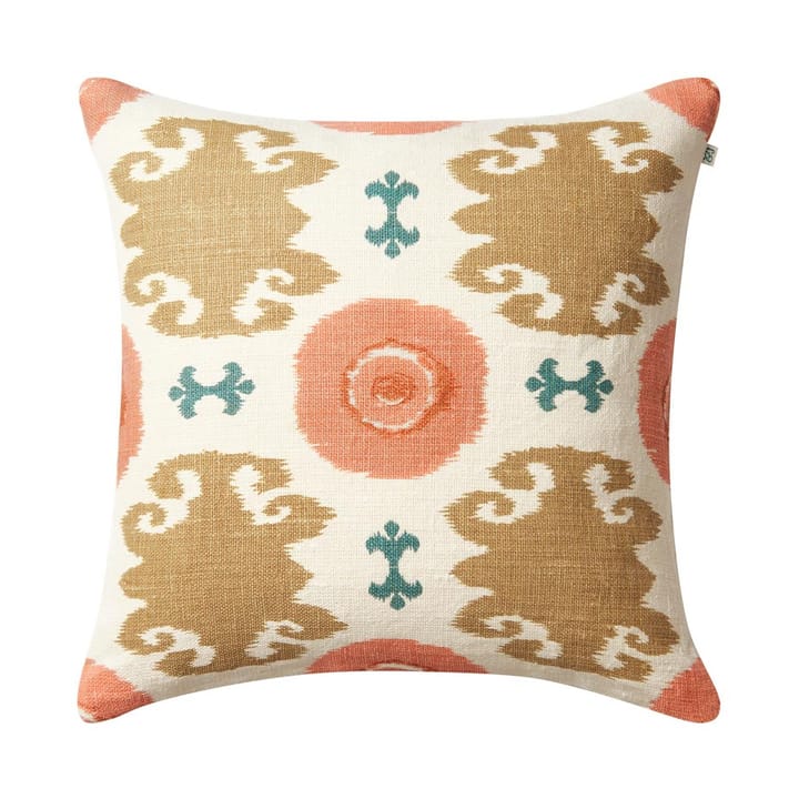 Mahal pudebetræk 50x50 cm - Rose-apricot-khaki-heaven blue - Chhatwal & Jonsson