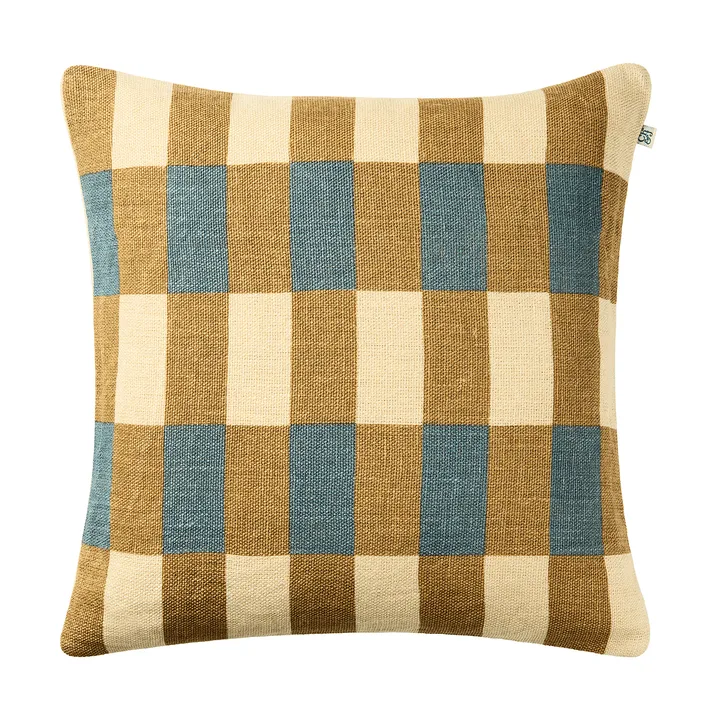 Marari pudebetræk - Khaki-Heaven Blue, 50x50 cm - Chhatwal & Jonsson