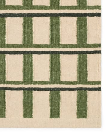 Mysore uldtæppe - Off white-green-dark green, 230x320 cm - Chhatwal & Jonsson