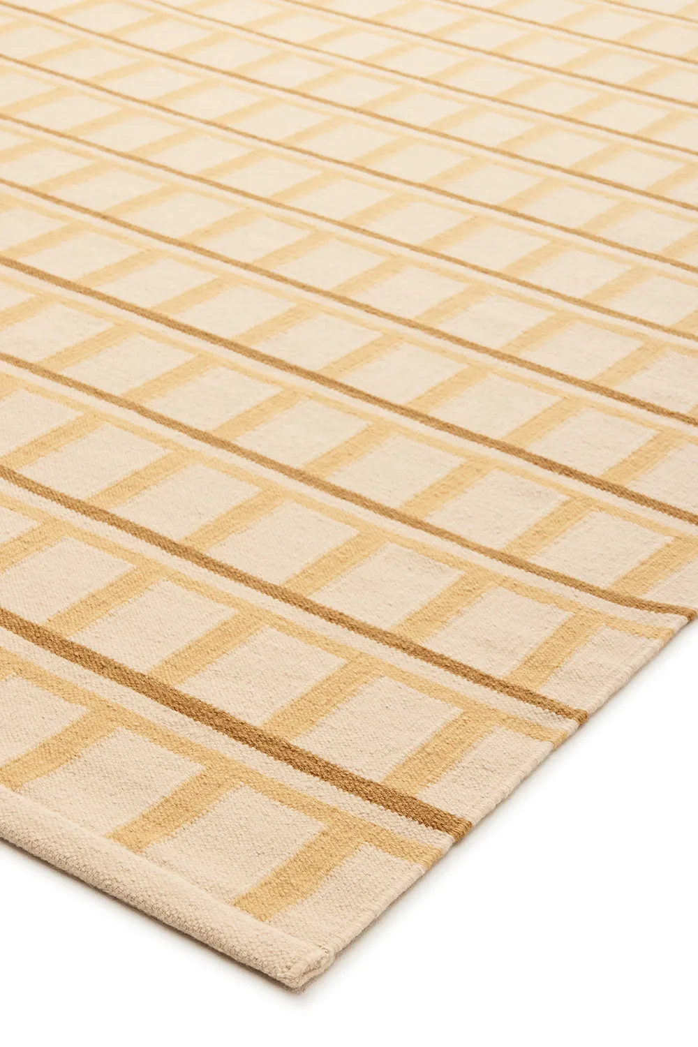 Mysore uldtæppe, Off White-Masala Yellow-Yellow, 230x320 cm Chhatwal & Jonsson