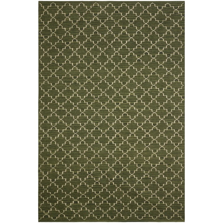 New Geometric tæppe 234x323 cm - Green melange-off white - Chhatwal & Jonsson