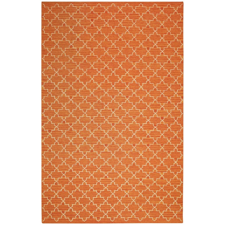 New Geometric tæppe 234x323 cm - Orange melange-off white - Chhatwal & Jonsson