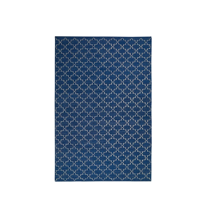 New Geometric tæppe - indigo melange/offwhite, 180x272 cm - Chhatwal & Jonsson