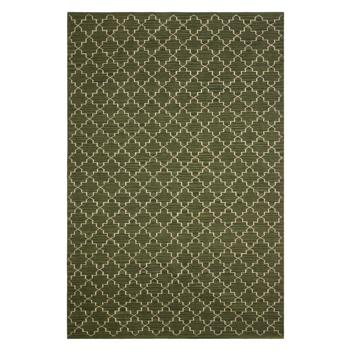 Nyt Geometrisk tæppe 180 x 272 cm - Green melange/off white - Chhatwal & Jonsson