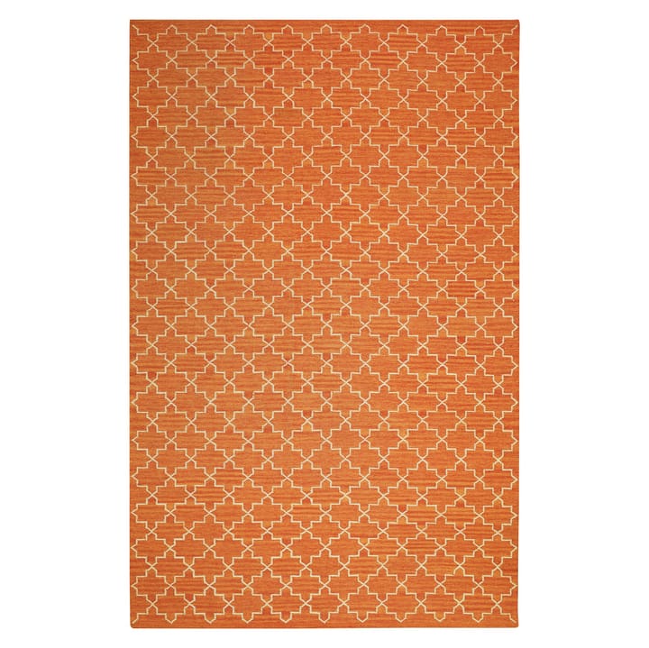 Nyt Geometrisk tæppe 180 x 272 cm - Orange melange/off white - Chhatwal & Jonsson