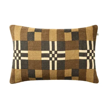 Ravi pudebetræk - Taupe-Khaki-Dark Brown, 40x60 cm - Chhatwal & Jonsson