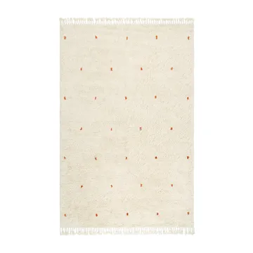 Ravi tæppe 177x266 cm - Offwhite/Orange - Chhatwal & Jonsson
