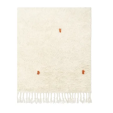 Ravi tæppe 177x266 cm - Offwhite/Orange - Chhatwal & Jonsson