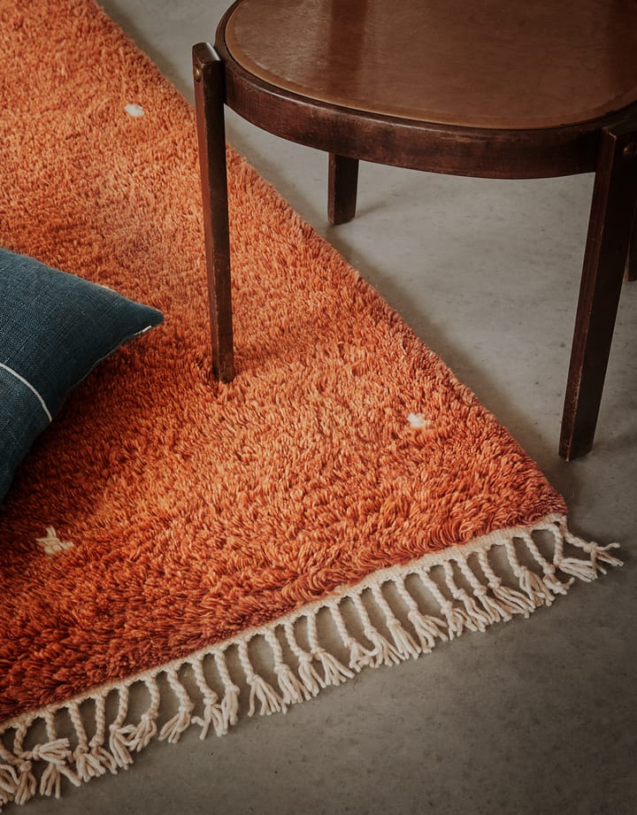 Ravi tæppe 177x266 cm - Orange/Offwhite - Chhatwal & Jonsson
