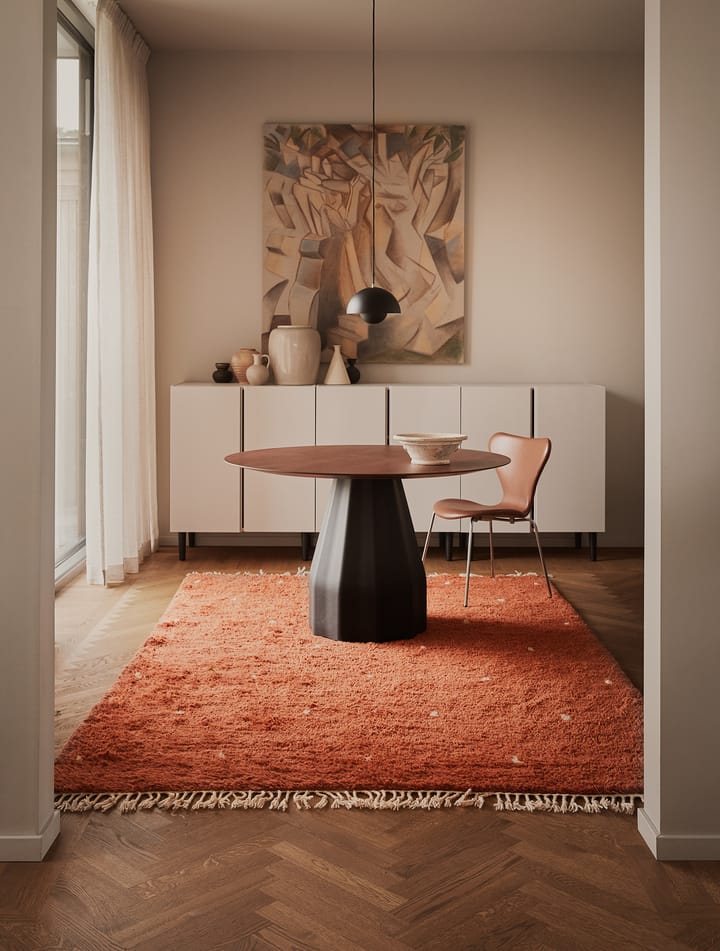 Ravi tæppe 177x266 cm - Orange/Offwhite - Chhatwal & Jonsson
