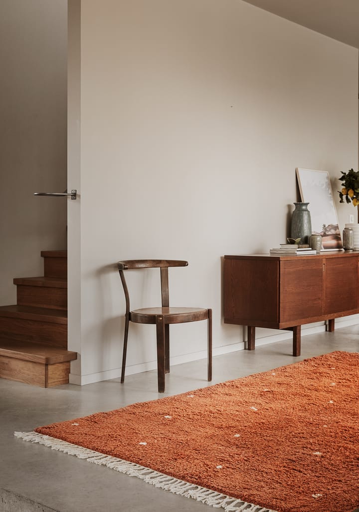 Ravi tæppe 177x266 cm - Orange/Offwhite - Chhatwal & Jonsson