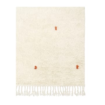 Ravi tæppe 230x320 cm - Offwhite/Orange - Chhatwal & Jonsson