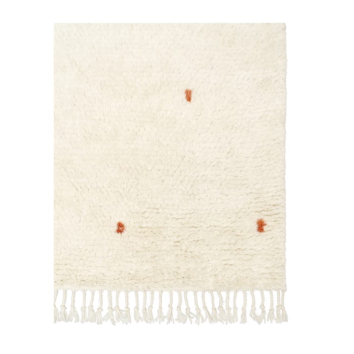 Ravi tæppe 230x320 cm - Offwhite/Orange - Chhatwal & Jonsson
