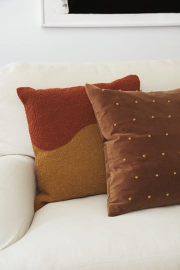 Roma pudebetræk 50x50 cm - Cognac/Masala yellow - Chhatwal & Jonsson
