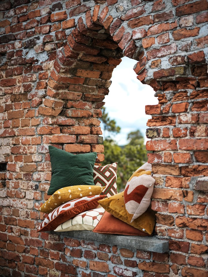 Roma pudebetræk 50x50 cm, Masala yellow/Cognac Chhatwal & Jonsson