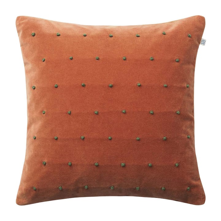 Roma pudebetræk 50x50 cm - Terracotta/Forest green - Chhatwal & Jonsson