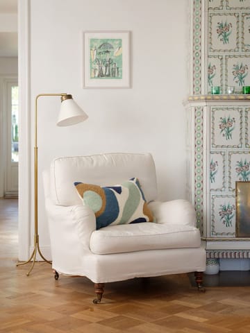 Sanskriti pudebetræk 40x60 cm - Heaven blue-offwhite-sand-aqua - Chhatwal & Jonsson