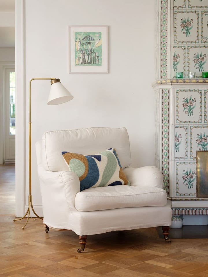 Sanskriti pudebetræk 40x60 cm, Heaven blue-offwhite-sand-aqua Chhatwal & Jonsson