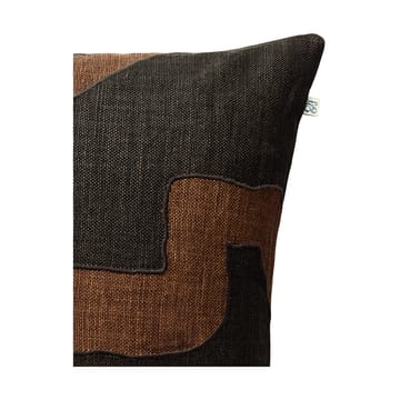 Sikkim pudebetræk 50x50 cm - Taupe/Dark Brown - Chhatwal & Jonsson