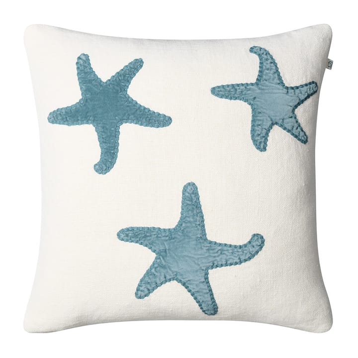 Star Fish pudebetræk 50x50 cm - Offwhite/Heaven blue - Chhatwal & Jonsson