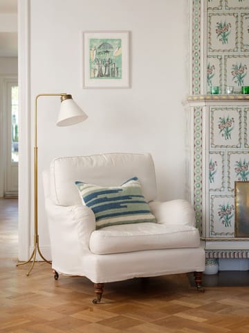 Stripe Asis pudebetræk 40x60 cm - Heaven blue-aqua-off white - Chhatwal & Jonsson