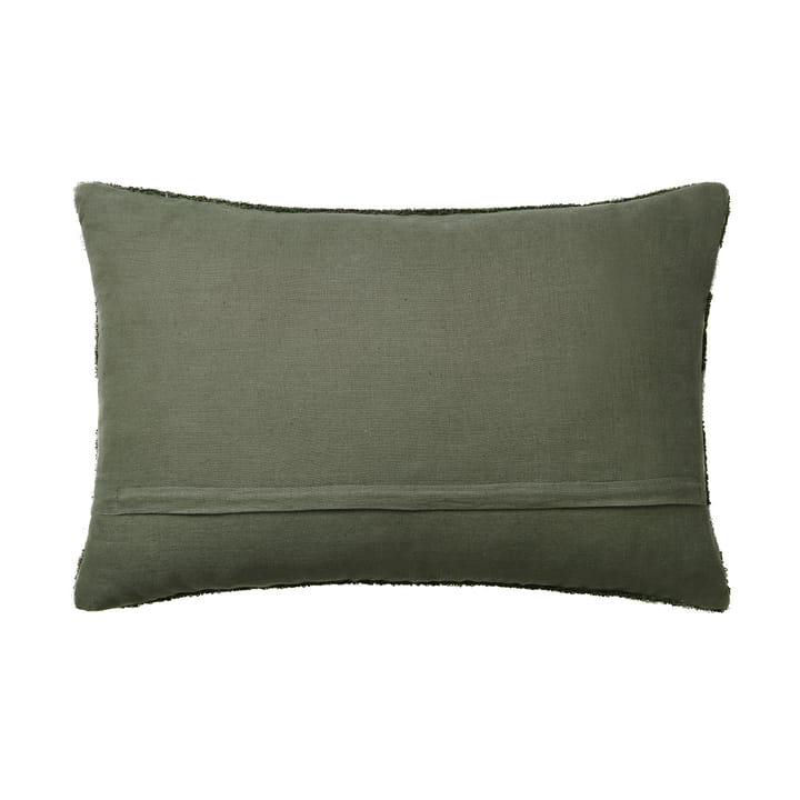 Stripe linen boucle pudebetræk 40x60 cm, Cactus green-aqua Chhatwal & Jonsson