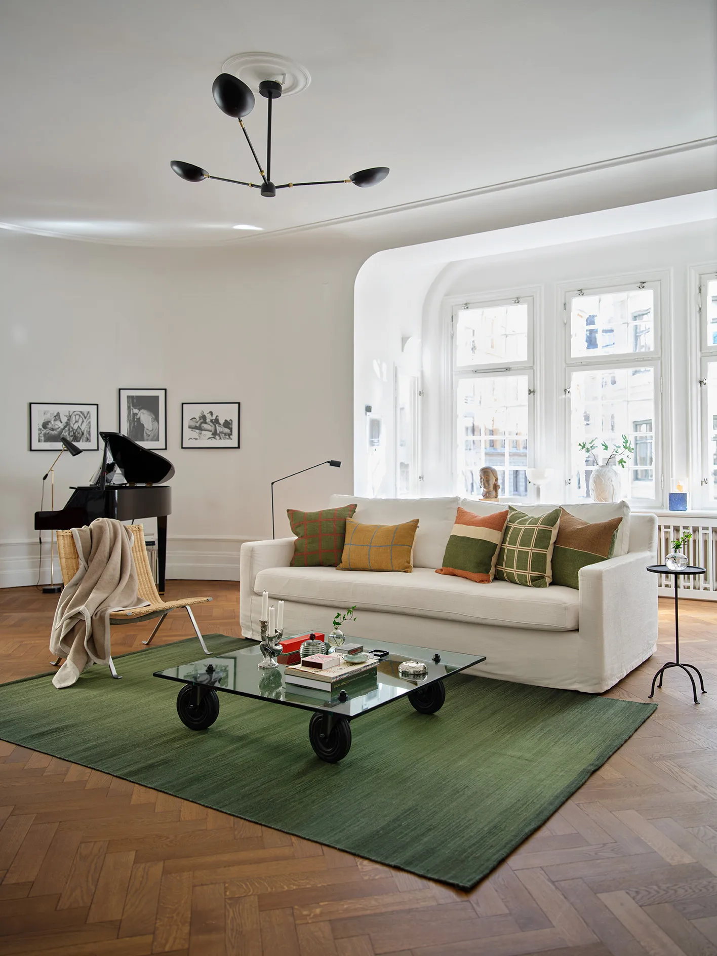 Tapti uldtæppe, Green, 180x270 cm Chhatwal & Jonsson