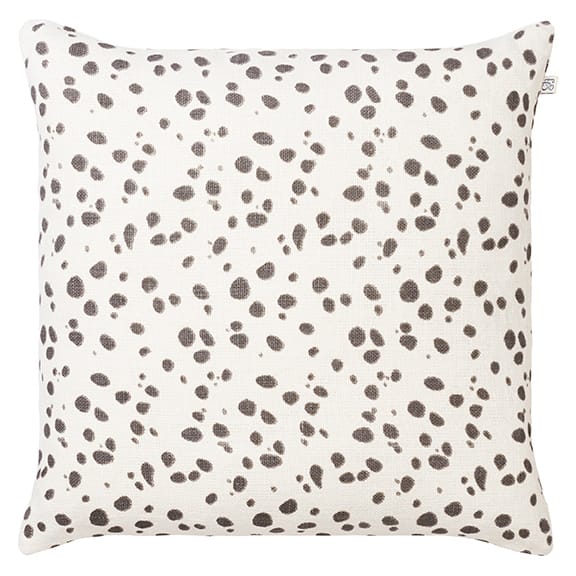 Tiger Dot pudebetræk 50 x 50 cm - Hvid/grå - Chhatwal & Jonsson