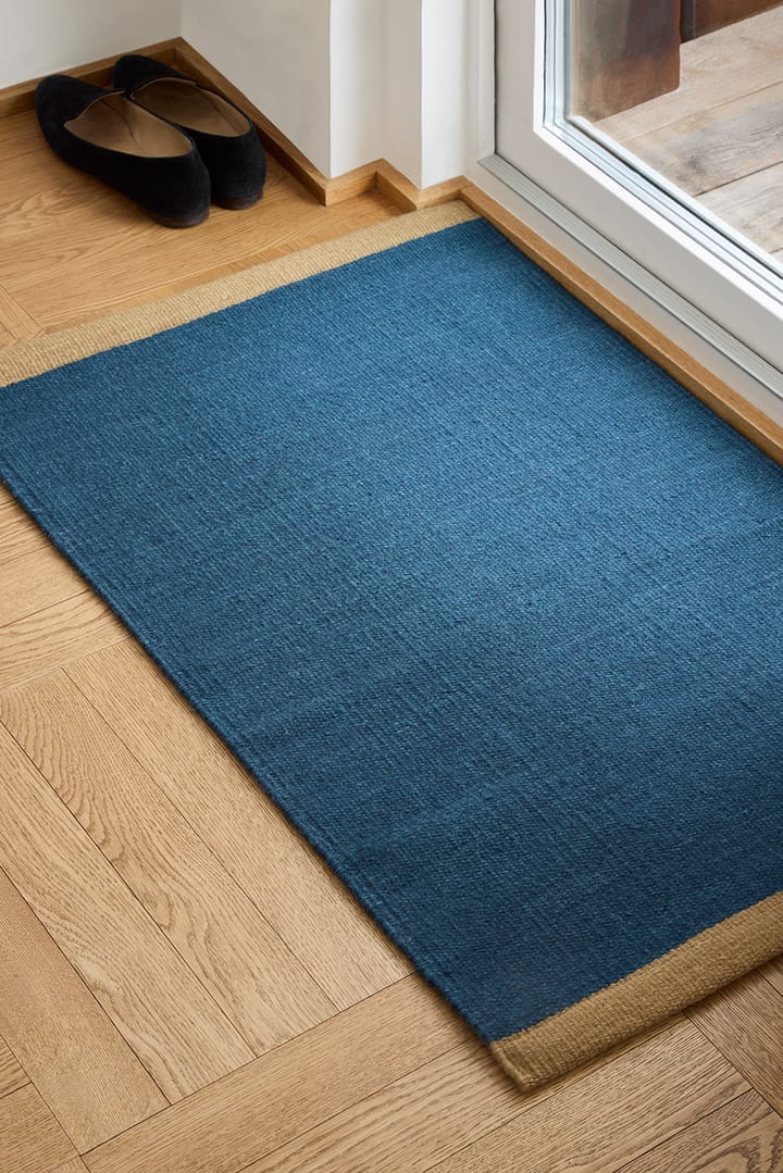 Traceable Tarun dørmåtte 60x90 cm, Dark Blue/Beige Chhatwal & Jonsson