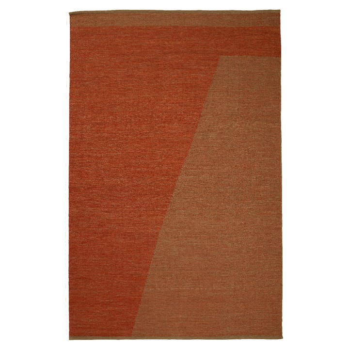 Una uldtæppe 180x270 cm - Rust/Beige - Chhatwal & Jonsson