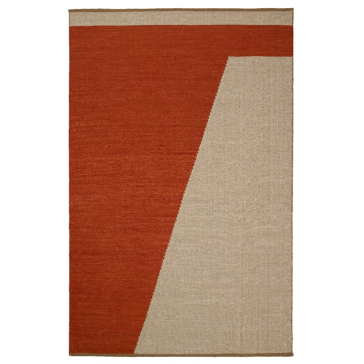 Una uldtæppe 180x270 cm - Rust/Beige/Offwhite - Chhatwal & Jonsson