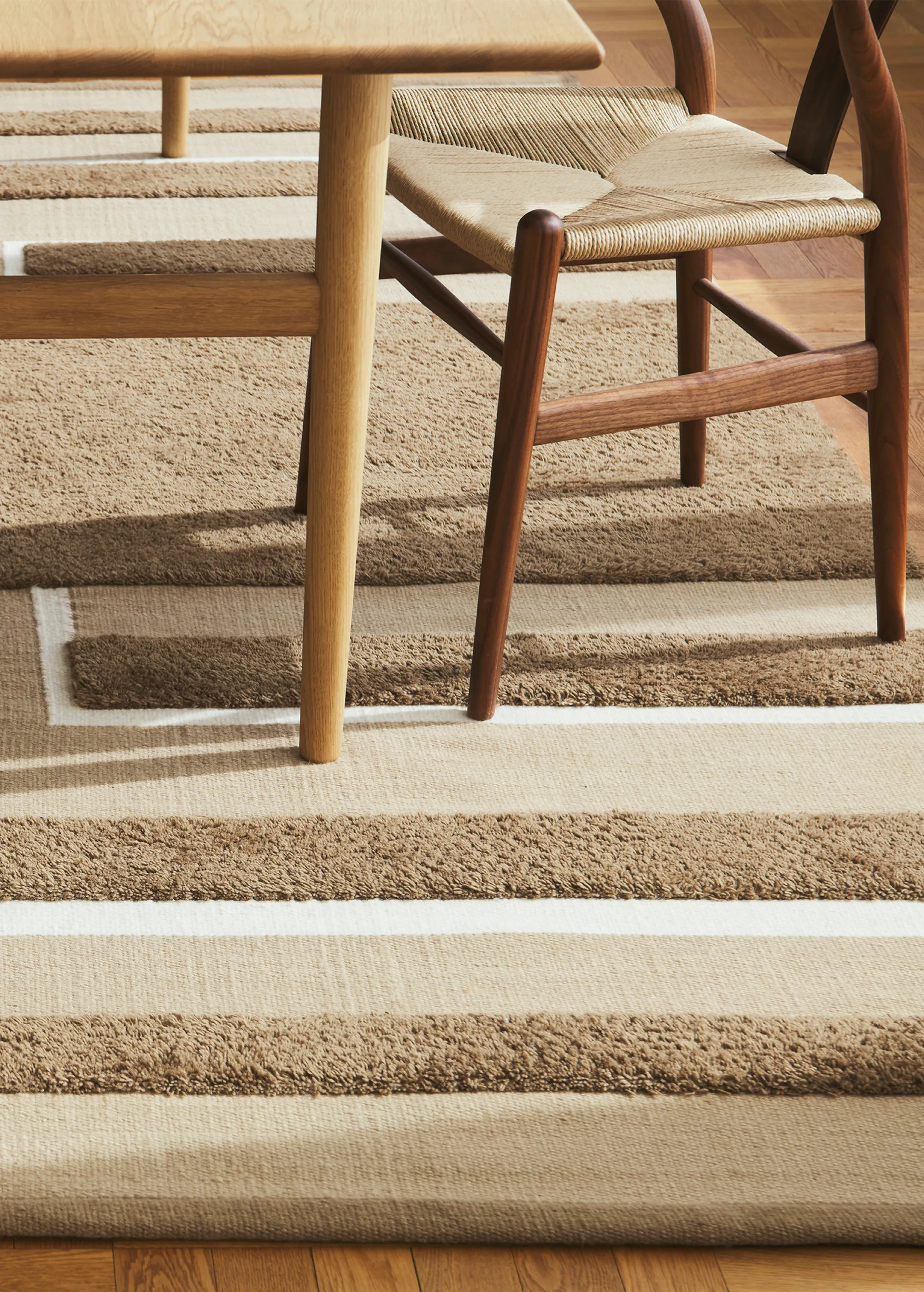 Veda gulvtæppe 200x300 cm, Mocha/Beige/Offwhite Chhatwal & Jonsson