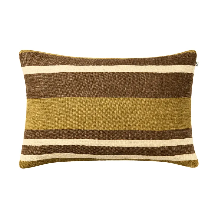 Vera pudebetræk - Masala Yellow-Taupe, 40x60 cm - Chhatwal & Jonsson