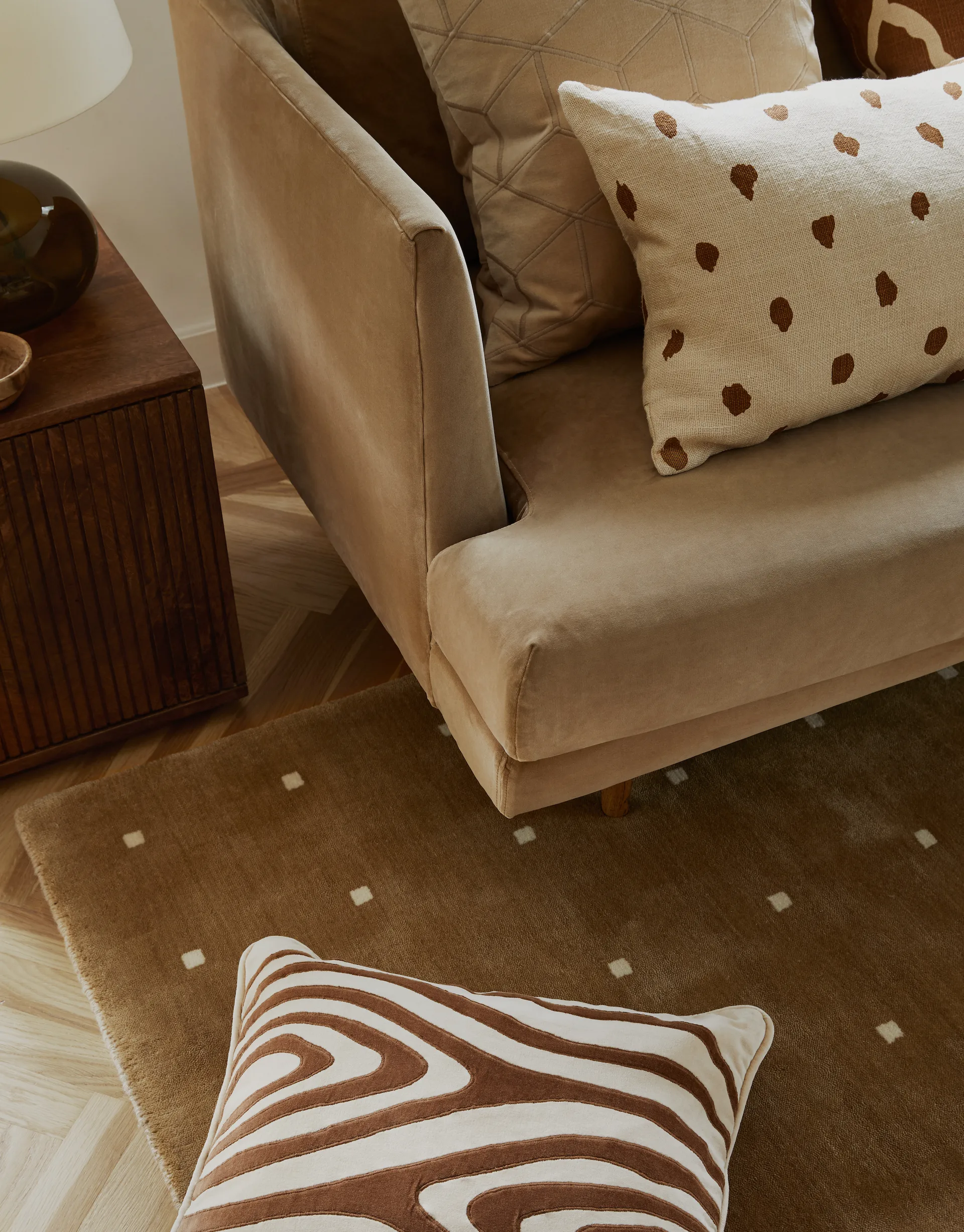 Vir pudebetræk 50x50 cm, Beige Chhatwal & Jonsson