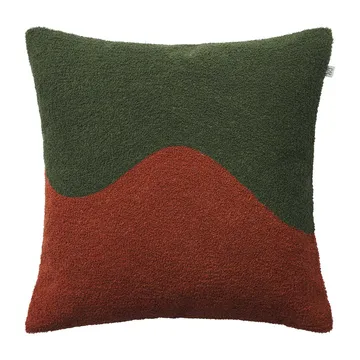 Yogi pudebetræk 50x50 cm - Forest green/Terracotta - Chhatwal & Jonsson