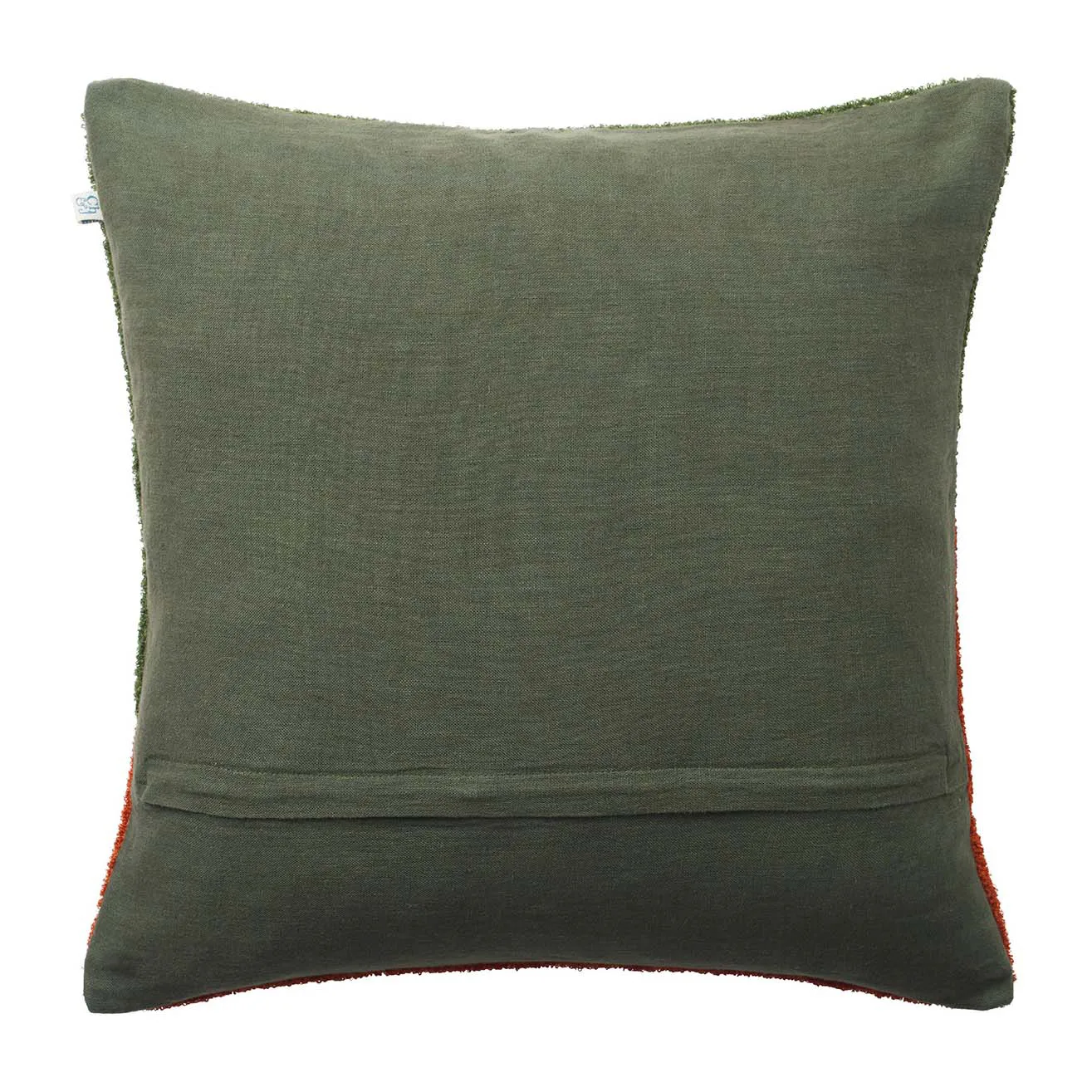 Yogi pudebetræk 50x50 cm, Forest green/Terracotta Chhatwal & Jonsson