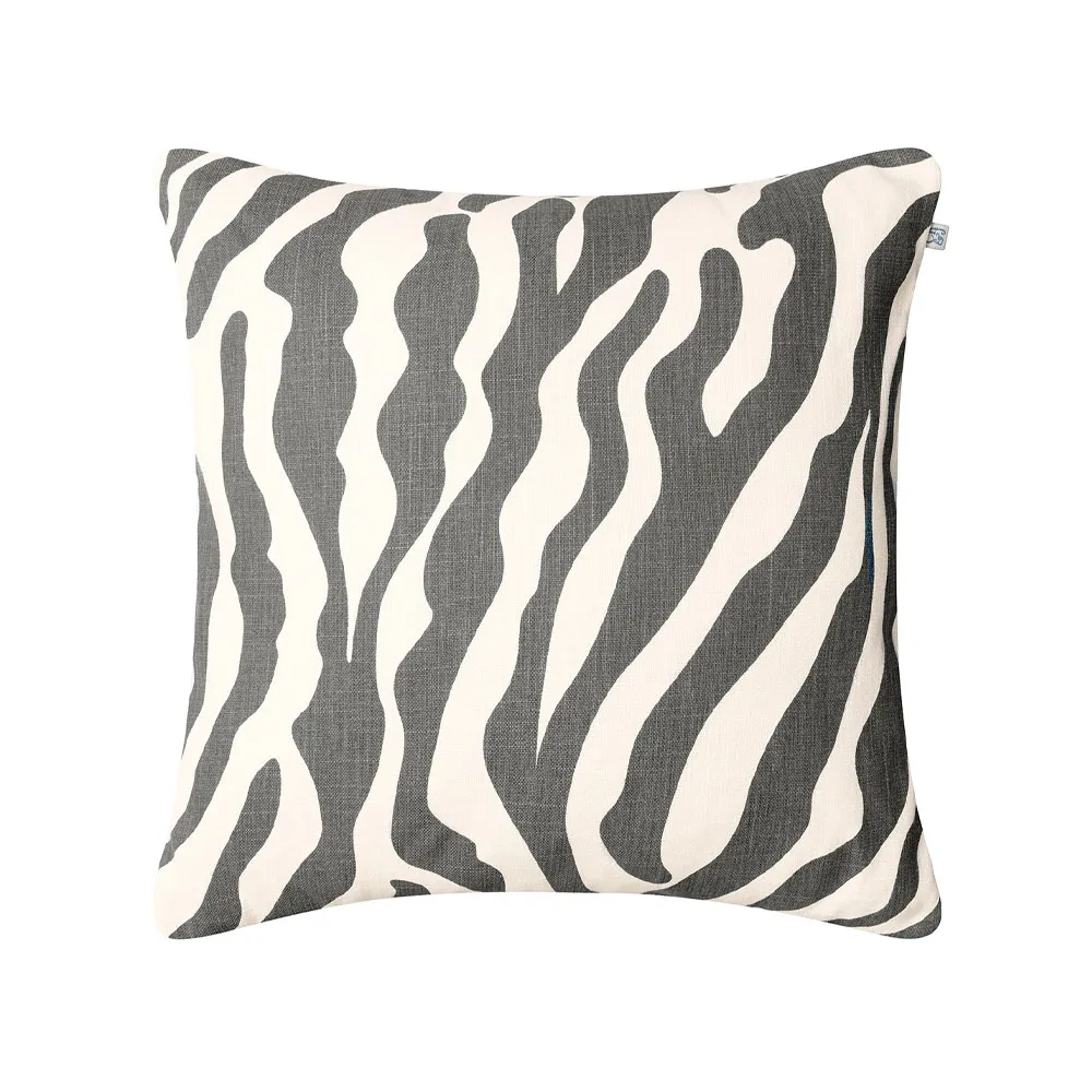 Zebra Outdoor pude 50x50 cm, grey/offwhite, 50 cm Chhatwal & Jonsson