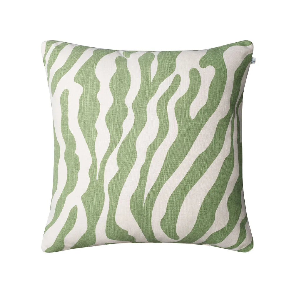 Zebra Outdoor pude 50x50 cm, Sage/off white, 50 cm Chhatwal & Jonsson