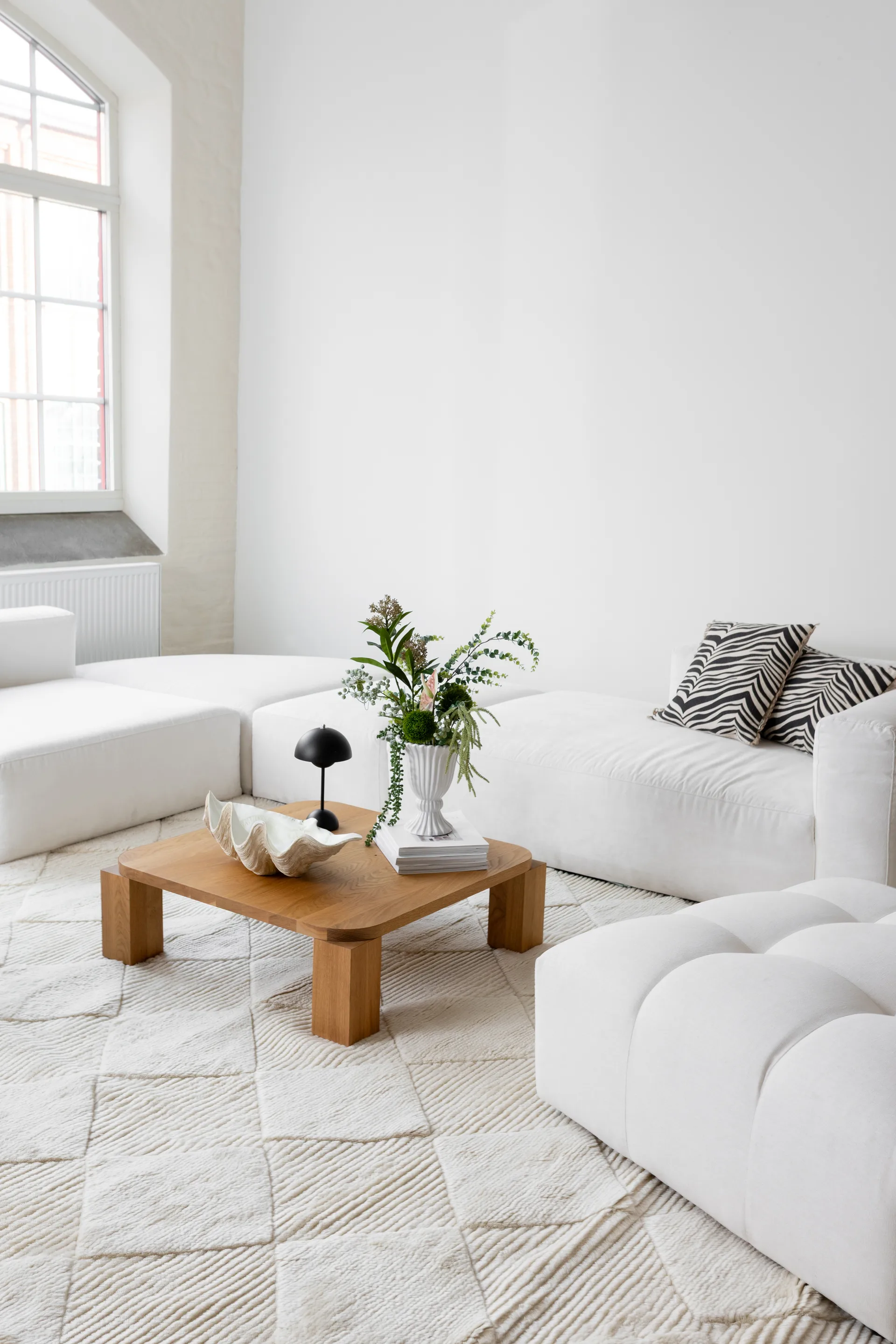 Berber tæppe, Ivory, 250x350 cm Classic Collection