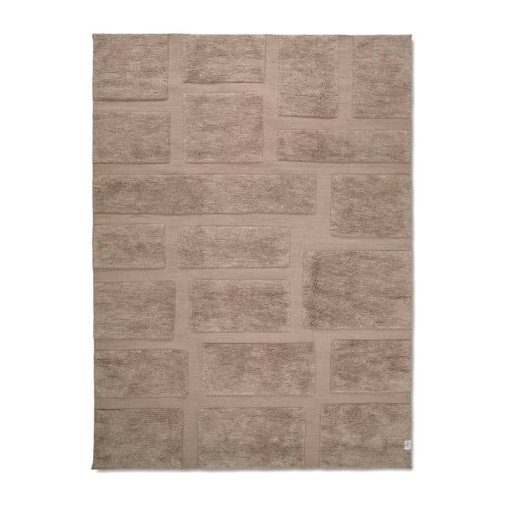 Bricks uldtæppe 170x230 cm - Beige - Classic Collection