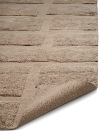 Bricks uldtæppe 200x300 cm - Beige - Classic Collection