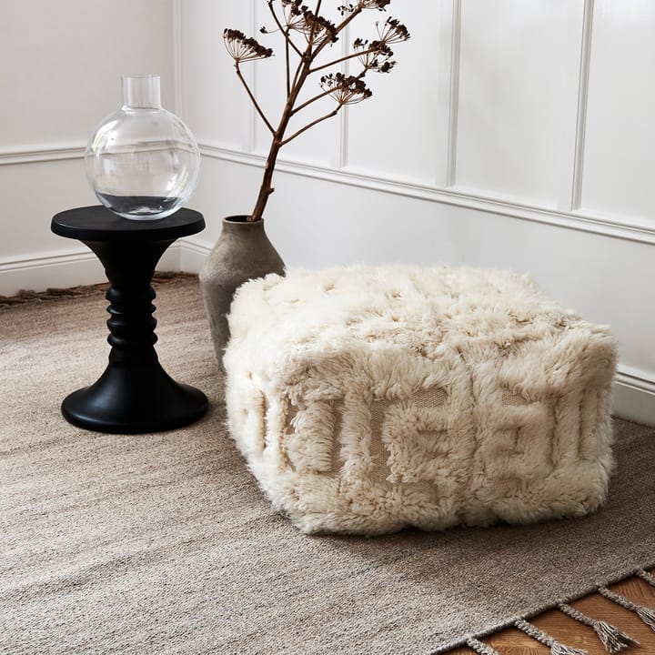Casablanca puf 55x55 cm, Hvid Classic Collection