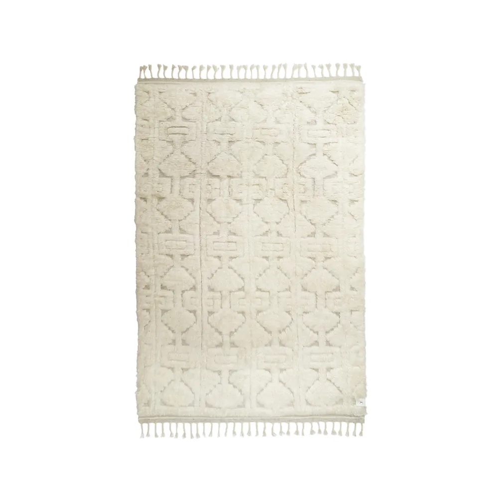 Casablanca tæppe, hvid, 170x230 cm Classic Collection