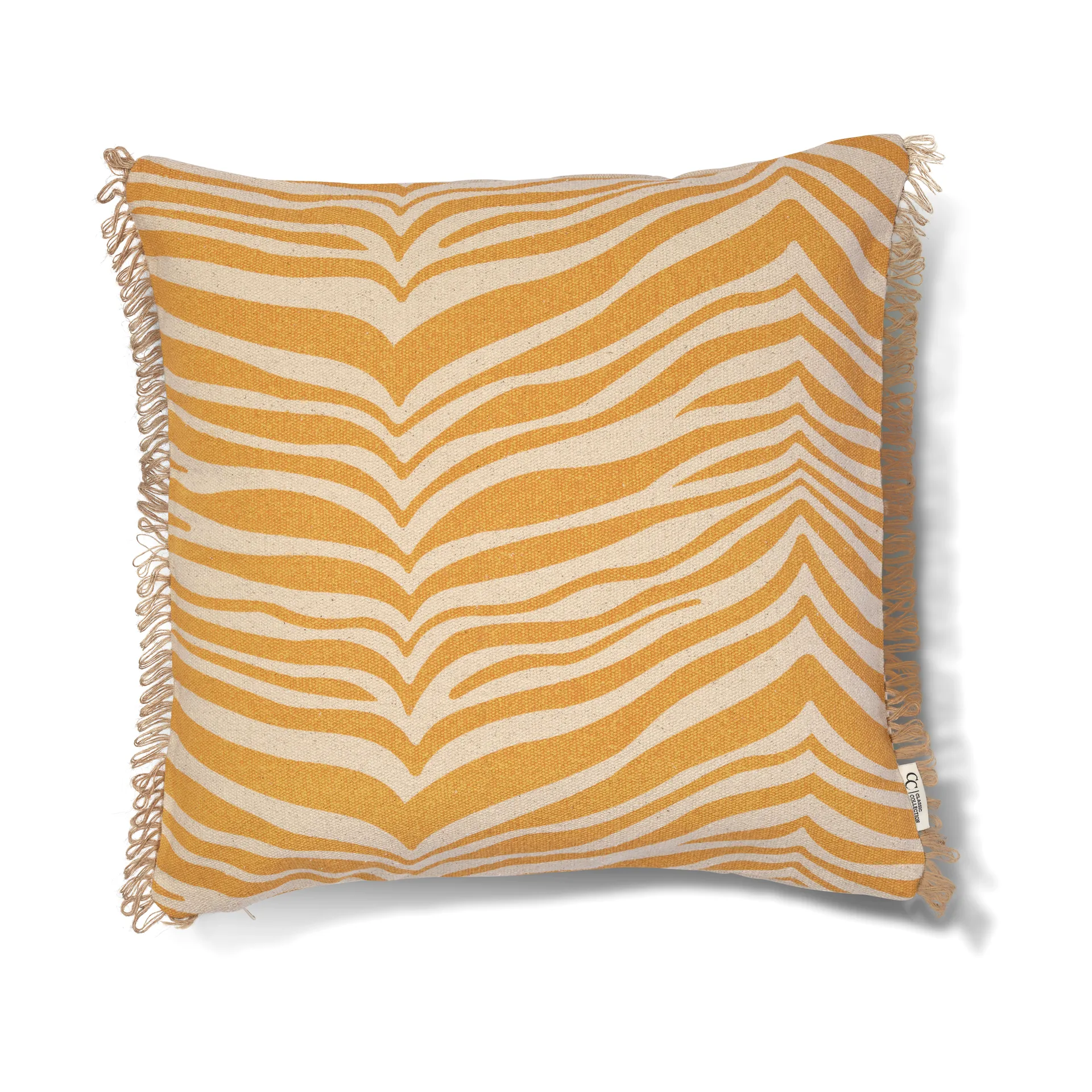 Classic Collection Zebra pude 50x50 cm, Yellow Classic Collection