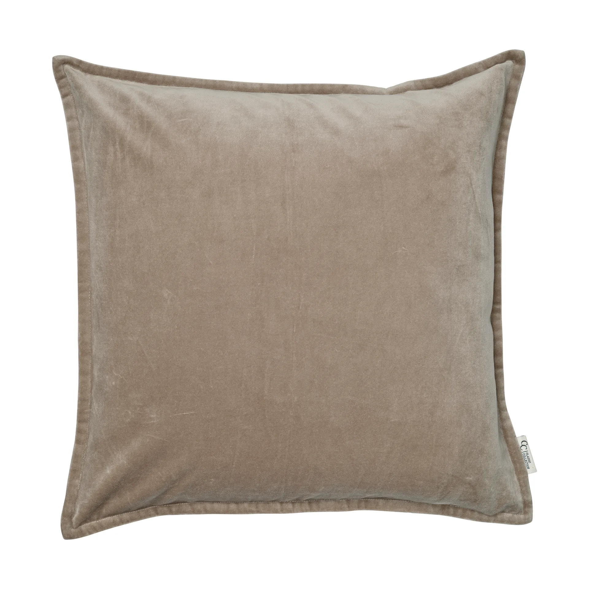 Classic Velvet pudebetræk 50x50 cm, Beige Classic Collection