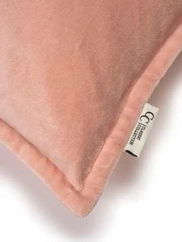 Classic Velvet pudebetræk 50x50 cm - Coral - Classic Collection