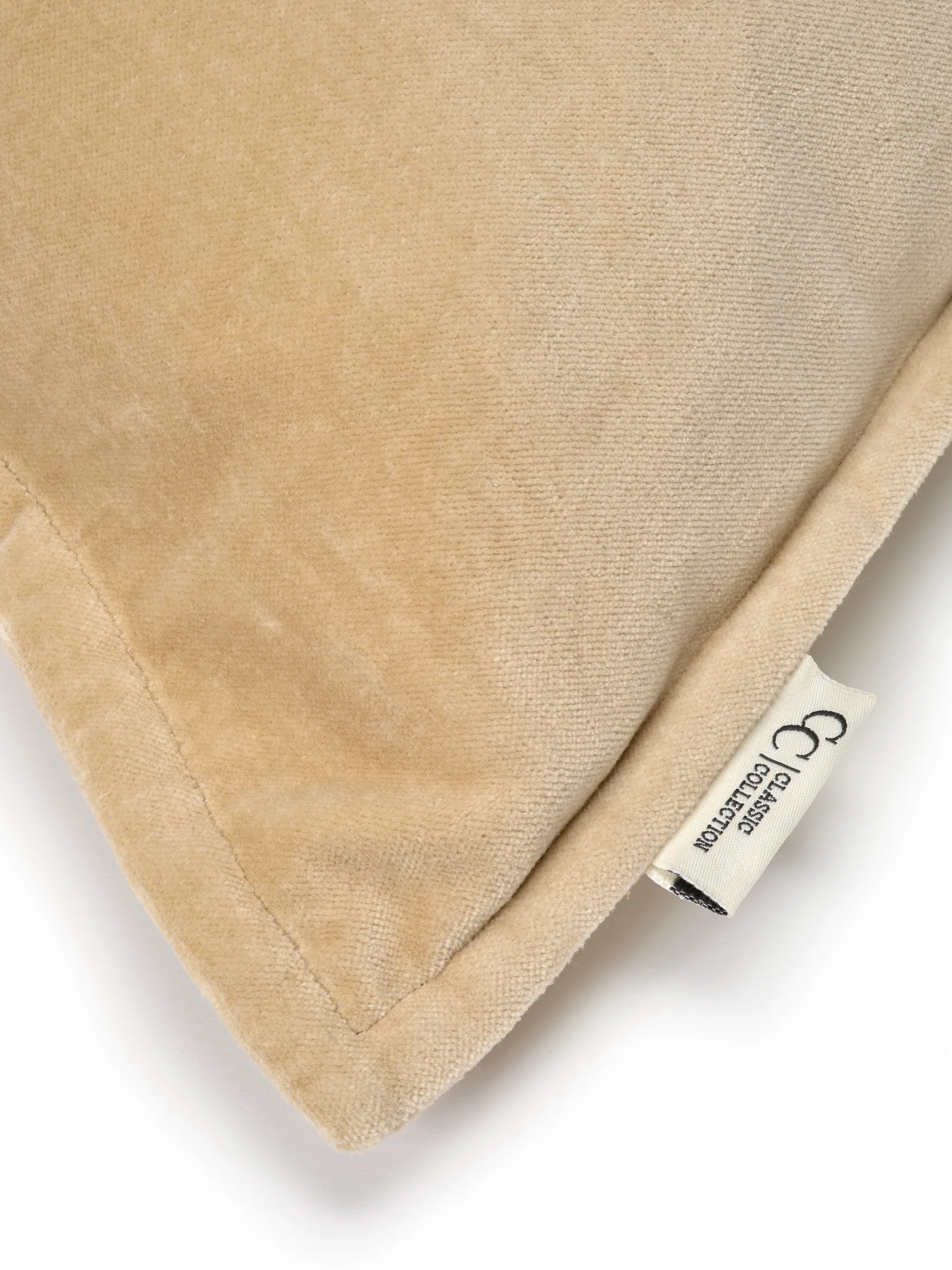 Classic Velvet pudebetræk 50x50 cm, Sand Classic Collection