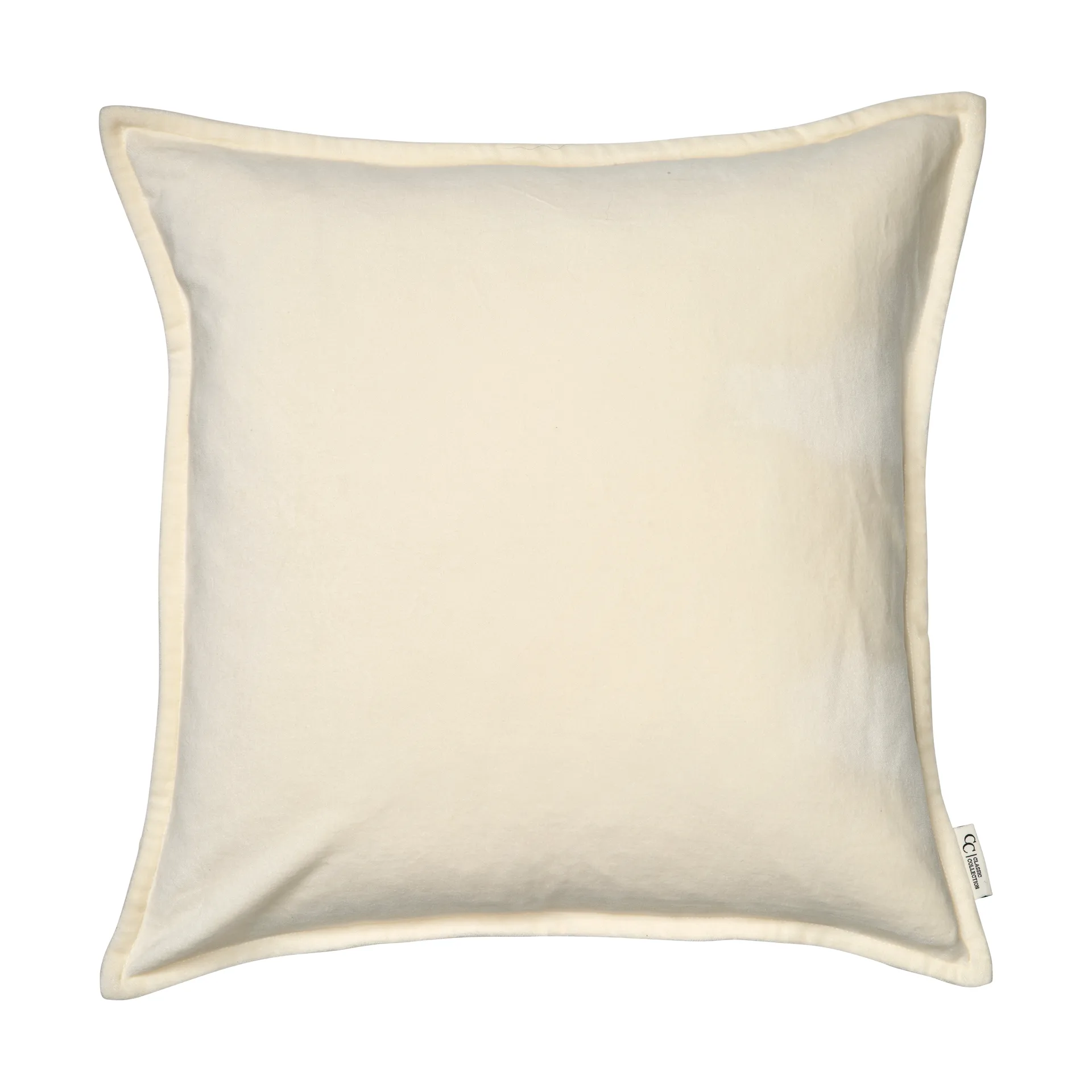 Classic Velvet pudebetræk 50x50 cm, White Classic Collection